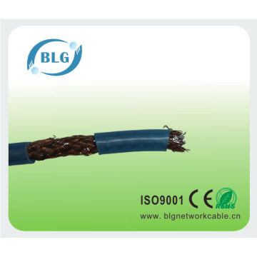 Coaxial Cable Double Shielding of Silver-coated Copper Wire